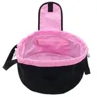 Large Barrel Drawstring Makeup Bag Travel Cosmetic Bag for Women - Portable M...