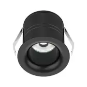 Pico Recessed LED Downlight W55mm 7W Black 3CCT / DALI - 21666