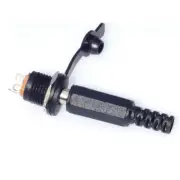 10x 5.5mm x 2.1mm DC Power Male Solder Female Socket Panel Mount Connector +Caps