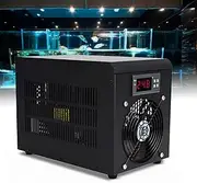 Aquarium Chiller, 60L Small Fish Tank Cooler System with Temperature Setting, Fish Tank Cooler Heater System, Low Noise, with Water Pump and Pipe, for Freshwater/Saltwater Plants, Jellyfish, Corals
