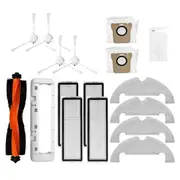 For Robot Vacuum X10 Robot Vacuum Cleaner Parts Replacement Main Side Brush Hepa Filter Mop Cloth Dust Bags