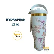 HYDRAPEAK Insulated Bottle, Artisan Collection, Floral Powder Blue 32 oz NEW