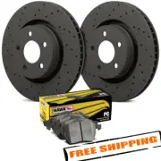 Hawk Talon PC Drilled & Slotted Front Brake Kit for 01-02 Subaru Outback (for: Subaru)