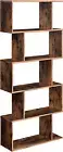 Wooden Bookcase, Display Shelf and Room Divider, Freestanding Decorative Storage