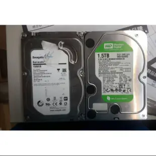 桌電3.5吋中古硬碟WD,HITACHI,TOSHIBA,SEAGATE. SATA  1.5T