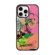 iPhone 16 Pro Max Impact Case RM Pink Pattern