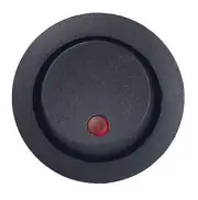 New 12V Round Rocker Dot Car Auto RED LED Light Toggle Switch SPST