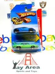 RAREST 2-Pack Hot Wheels 2010 Satin Blue BUGATTI VEYRON + Plymouth Superbird