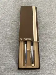 New Vintage Sheaffer Pen & Mechanical Pencil Set-First National Bank Bowie , Tx
