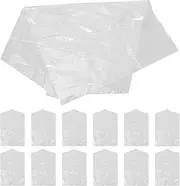 Gatuida 30pcs Clear Garment Bags for Clothes Storage Transparent Dustproof Suit Cover for Hanging Dresses Coats and Uniforms Lightweight and Reusable Wardrobe Organizer