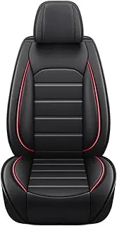 Car Seat Covers car seat Protector Car Seat Covers Full Set Breathable Leather Auto Front Seat Cover Car Full Seat Protection Cushion Pad(Front 1Pc 02)