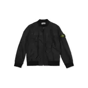 [Stone Island] Stone Island Compass-badge Bomber Jacket 12 A BLACK