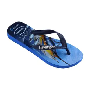 【havaianas 哈瓦仕】拖鞋 男鞋 女鞋 夾腳拖 長尾鯊 鯊魚 環境保育系列 藍 4119507-3847U(哈瓦士)