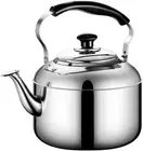 Stainless Steel Whistling Tea Kettle, 2L Teakettle Teapot with Insulated Handled