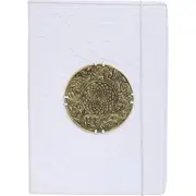 LVD Leather NoteBook Medallion Brass Stylish Hard Cover Journal/Diary 29x21cm