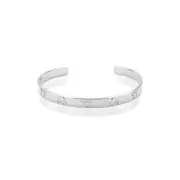 Couture Kingdom Disney Mickey Mouse Bangle Cuff Bracelet Accessory Silver