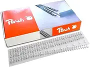 Peach PW064-01 Wire Binding Combs A4 6 mm 45 Sheets Pack of 100 Silver