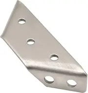Healeved Stainless Steel Angle Bracket 10pcs Desk Box Support 40 Screws Strong Joint Fastener for Furniture