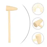 15 Pcs Mini Mallets Wooden Hammer for Kids Chocolate Bulk Toys Baby Boy
