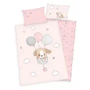 Baby Best Sweet Puppy Quilt Cover Set for Cot or Toddler Bed