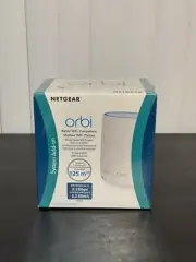 NETGEAR Orbi Compact Wall-Plug Whole Home Mesh WiFi System; WiFi router and wall