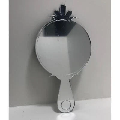 Arts and Crafts Round Hand Held Mirror