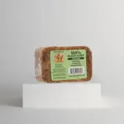 RA Cosmetics 100% Pure Raw African Black Soap- 5oz - Cleansing- Mango