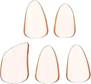 ibasenice 5pcs Nail Pieces Practical Nails Durable Supplies Practice Fake Nails Ski Helmet Covers Finger Thumb Pick Guitar Thumb Pipa Nail Polycarbonate PC