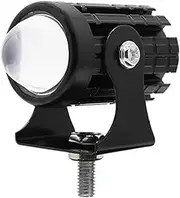 Motorcycle LED Driving Light Universal Dual Color Spotlights Motorbike Truck Trailer Fit For Off-road Accessories(White yellow 1 piece)