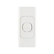 Deta Single Architrave Switch White