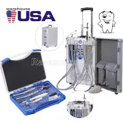 portátil Dental unidad móvil entrega de succión compresor de aire/pieza de mano