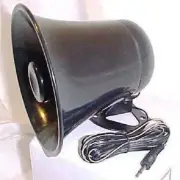 Compact PA Horn Speaker with Plug Wire for CB and Ham Radio Use