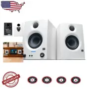 Eris 3.5 Powered Audio Monitors - Adjustable Frequency, Compact Design, Pair