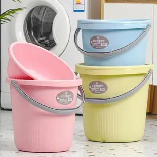 塑料水桶手提加厚洗衣桶家用多功能儲水桶圓形桶宿舍洗衣桶裝水桶
