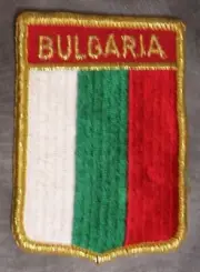 Embroidered International Patch National Flag of Bulgaria NEW bunting