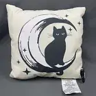Target Bullseye Playground Halloween 2023 Black and White Cat & Moon Pillow New