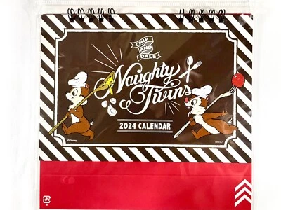 Daiso Disney Desk Calendar 2024 Chip'n Dale New Japan