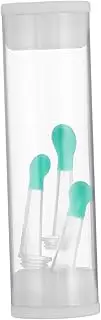 3Pcs Silicone Ear Cleaner Tips Soft and Comfortable Ear Wax Removal Accessories for Family Use Durable Replacement Tips for Safe Ear Cleaning