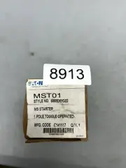 Eaton MST01 MS Starter, 1 Pole Toggle Operated