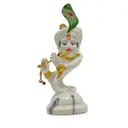 Lord Krishna Idol with Flute A Decorative Showpiece for Home Decor, Home Mandir