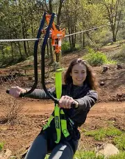 Zip line Trolley with Brake (Sport) - revolutionary no-wear braking system