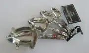 TBOT little piggy pig floral color nesting 4pc Measuring spoon set Ganz er65705