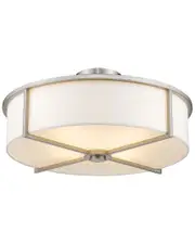 Livex Wesley 4-Light Brushed Nickel Ceiling Mount