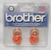 Brother 2 Lift-Off Corrective Tapes 3010 .281" x 21.4' NEW