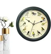 Traditional Clock Wall Decor - Interesting Cuckoo Clock - Sturdy Wall Decor Featuring Outdoor Birds Theme Bird Clock for Family Friends Colleagues