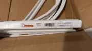 4x Frost King 1 in. x 8 ft. White Vinyl-Covered Foam Weatherstrip Kerf Door Seal