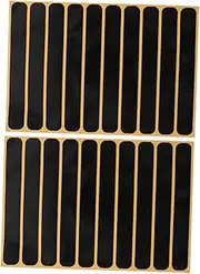 Anneome Black Helmet Stickers 10 Strips/Sheet Reflective Tape for Bike Helmets Motorcycle Helmets