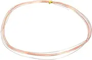 uxcell 99.9% Pure Copper Wire for Jewelry Making, 26 Gauge (0.4mm) Copper Craft Wire 9.8 Feet Beading Jewelry Making Supplies for Crafting Wreath Electroculture Gardening