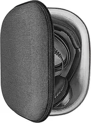 Geekria Shield Headphones Case Compatible with Logitech H820e, H650e, H600, H570e, H151, H370, Replacement Hard Shell Travel Carrying Bag with Cable Storage (Black)