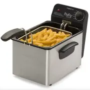Presto Stainless Steel Pro Fry Immersion Element Deep Fryer 05461